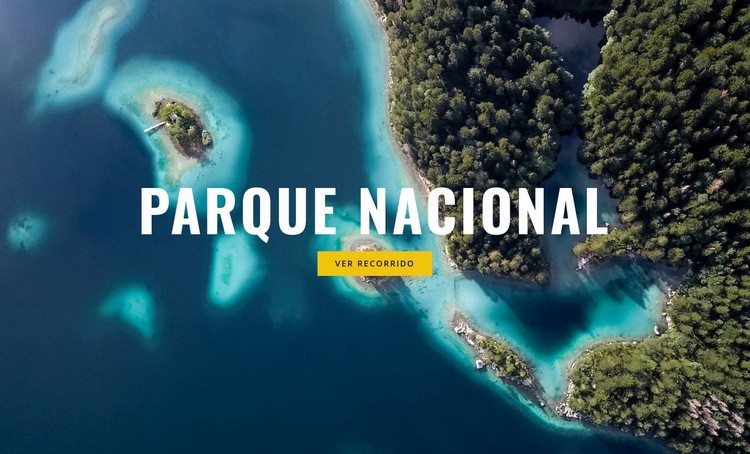Parque Nacional Maqueta de sitio web