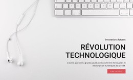 Révolution De La Technologie Et Des Équipements - Page De Destination Ultime