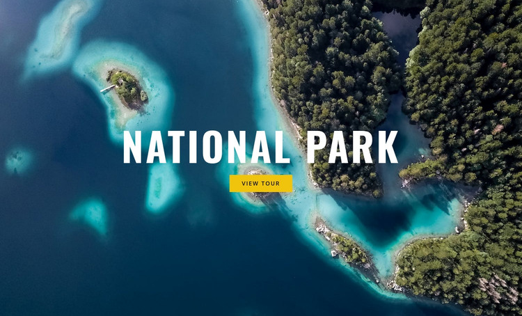 National park Homepage Design