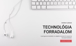 Technológiai És Berendezési Forradalom - Céloldal Sablon