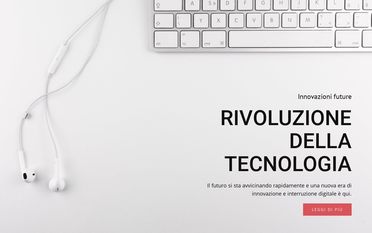 Rivoluzione tecnologica e strumentale Costruttore di siti web HTML