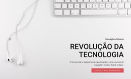 Revolução De Tecnologia E Equipamentos - Design Do Site