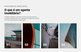 Principais Agentes Imobiliários - Modelo De Site Joomla