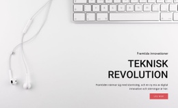 Teknik- Och Utrustningsrevolution - Webbplatsdesign