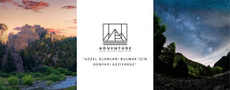 Dağlarda Tatil - HTML Açılış Sayfası