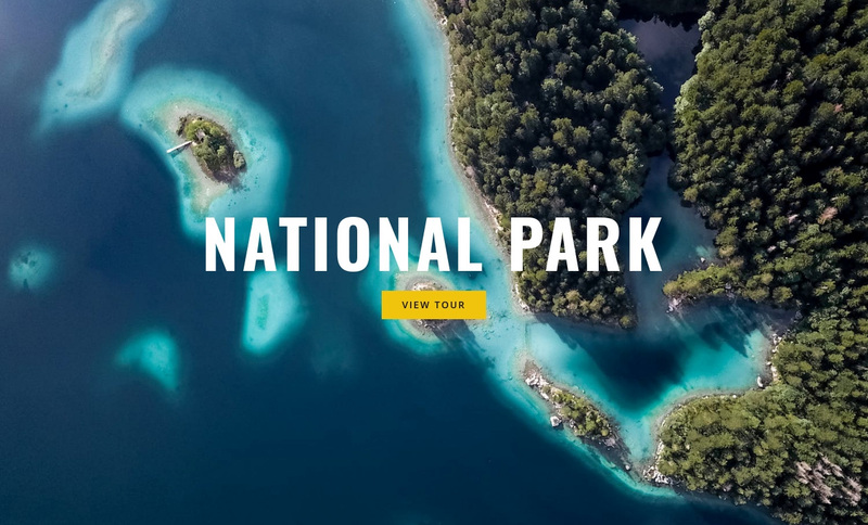 National park Web Page Design