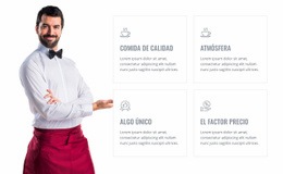 Gran Calidad De Comida Y Ambiente. - Plantilla HTML5