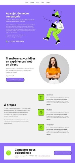 Tout Sur Notre Métier - Conception De Site Moderne