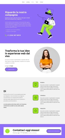 Mockup Di Sito Web Premium Per Tutto Sulla Nostra Attività