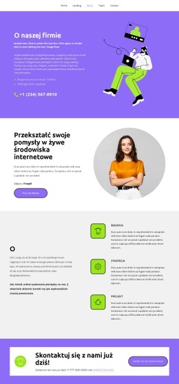 Wszystko O Naszej Działalności - HTML Page Maker