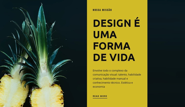 Criamos novas marcas Design do site