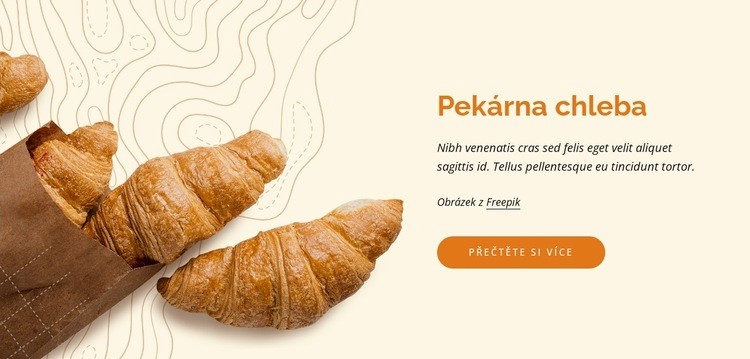 Nákup pekařských a gastronomických potřeb Šablona CSS