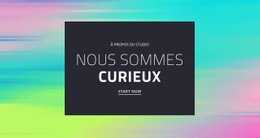 Nous Sommes Curieux - Modèle HTML5 Gratuit