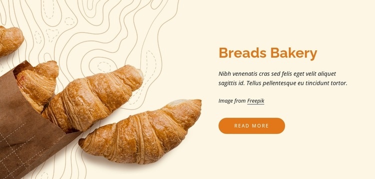 Buy bakery and catering supplies Homepage Design