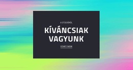 Kíváncsiak Vagyunk – E-Kereskedelmi Sablon