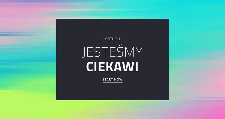 Jesteśmy ciekawi Szablon HTML