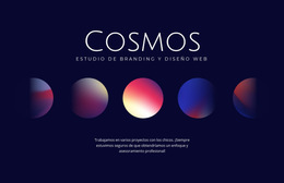 Arte Cosmos Plantilla De Sitio Web