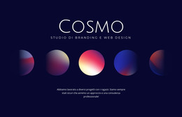 Arte Del Cosmo Modello HTML