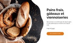Produits De Boulangerie Frais Et Délicieux - Modèle HTML5 Réactif