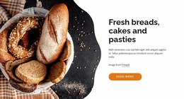 Layout Functionality For Fresh And Delicious Baked Goods