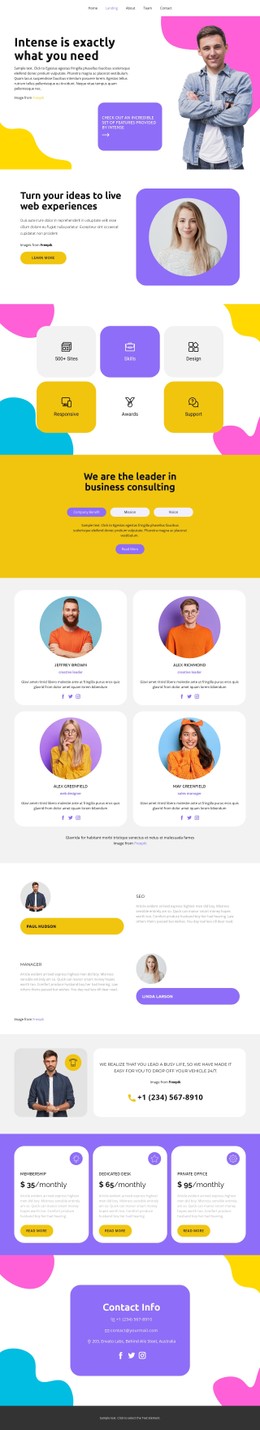 1130 Art & Design CSS Templates