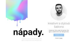 Kreativní A Stylové – Bezplatná Šablona Webových Stránek