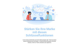 HTML-Landingpage Für Geschäftsillustration