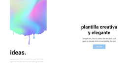 Creativo Y Con Estilo - Plantilla De Sitio Web Gratuita