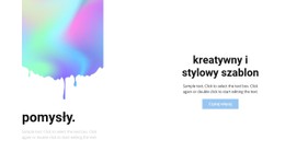 Szablon CSS Tabeli Kreatywny I Stylowy