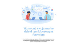 Landing HTML Dla Ilustracja Biznesowa