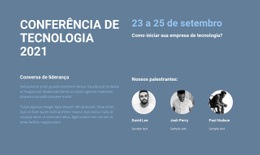 Conferência De Tecnologia - Webpage Editor Free