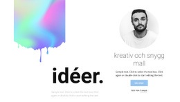 Kreativt Och Snyggt - Anpassningsbar Mall