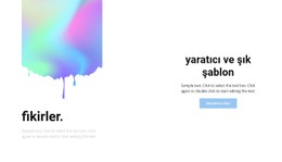 Yaratıcı Ve Şık Tablo CSS Şablonu