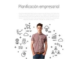 Planificación Empresarial Plantilla CSS