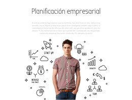 Planificación Empresarial: Página De Destino HTML