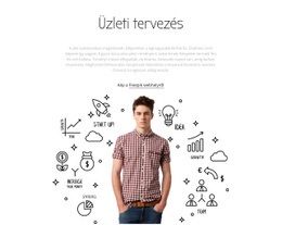Üzleti Tervezés – HTML Céloldal