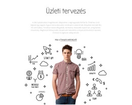 Üzleti Tervezés – HTML Céloldal