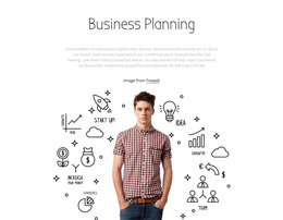 Business Planing - One Page Html Template