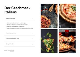 Der Geschmack Italiens - Kostenlose HTML5-Theme-Vorlagen