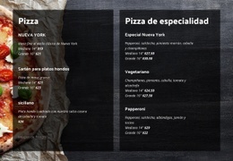 Ofrecemos Pizza Casera - Creador De Sitios Web Sencillo