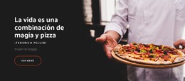 Una Combinación De Magia Y Pizza. Plantilla Joomla 2024