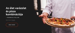 Ingyenes Webdesign A Varázslat És A Pizza Kombinációja Számára