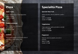 Offriamo Pizza Fatta In Casa Modello HTML Di Base Con CSS