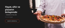 Sihir Ve Pizzanın Birleşimi - Yaratıcı, Çok Amaçlı Web Sitesi Modeli