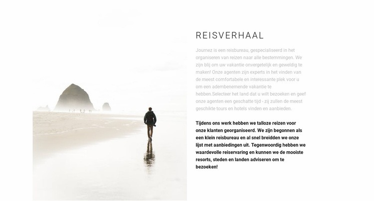 Reis naar het oosten Html Website Builder