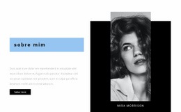 Sobre Fotógrafo - Modelo HTML5 Pronto Para Usar