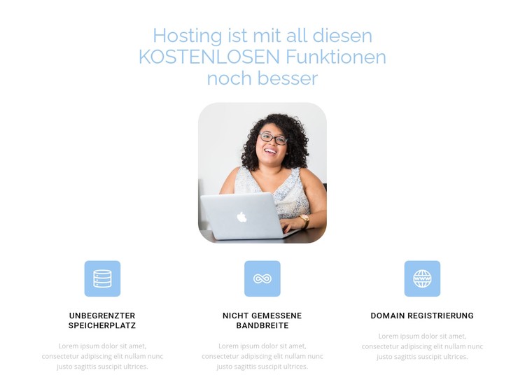Bestes Hosting CSS-Vorlage