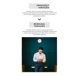 Reszponzív Websablon A Következőhöz: Reklámügynökség Alkotója