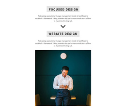Responsive Web Template For Advertising Agency Creator