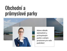 HTML Stránka Pro Průmyslová Budova